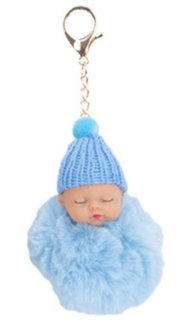 Baby Sleutelhanger/Tas hanger Licht Blauw