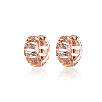 XUPING Earrings - Ros&eacute; Gold