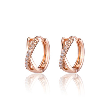 XUPING Earrings - Ros&eacute; Gold