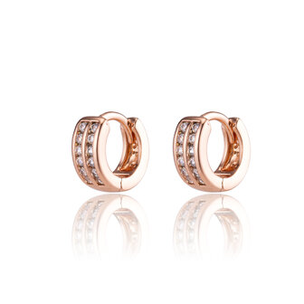 XUPING Earrings - Ros&eacute; Gold