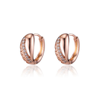 XUPING Earrings - Ros&eacute; Gold