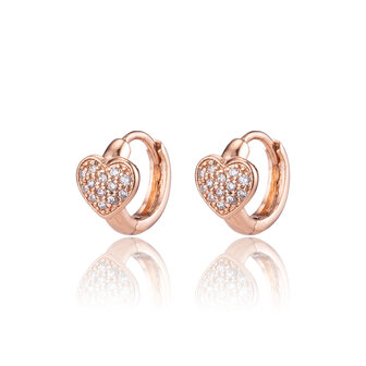 XUPING Earrings - Ros&eacute; Gold