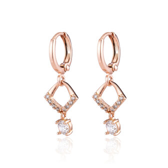 XUPING Earrings - Ros&eacute; Gold