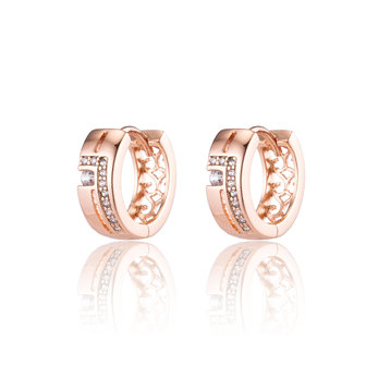 XUPING Earrings - Ros&eacute; Gold