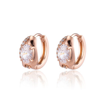 XUPING Earrings - Ros&eacute; Gold