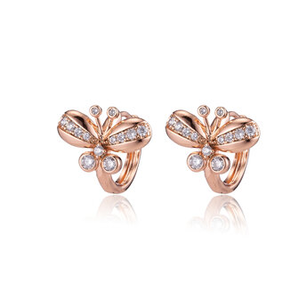 XUPING Earrings - Ros&eacute; Gold