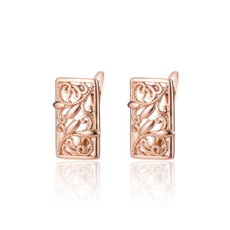 XUPING Earrings - Ros&eacute; Gold