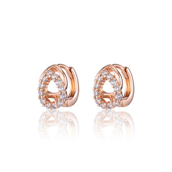 XUPING Earrings - Ros&eacute; Gold