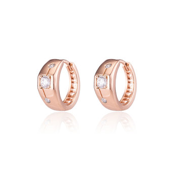 XUPING Earrings - Ros&eacute; Gold