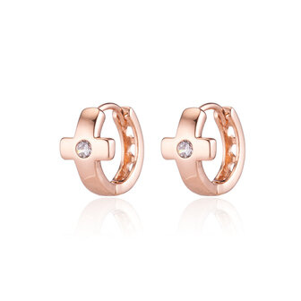 XUPING Earrings - Ros&eacute; Gold