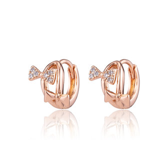 XUPING Earrings - Ros&eacute; Gold