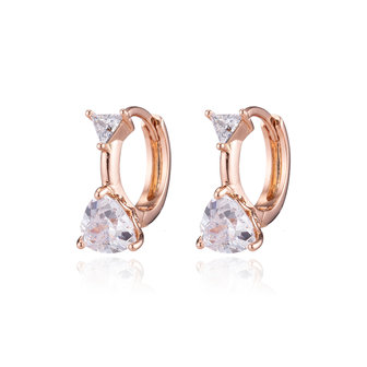 XUPING Earrings - Ros&eacute; Gold