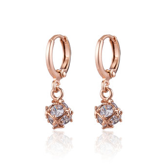 XUPING Earrings - Ros&eacute; Gold