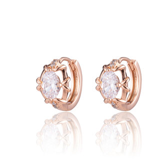 XUPING Earrings - Ros&eacute; Gold