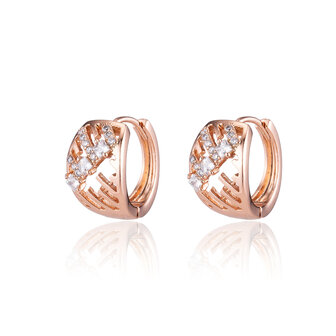 XUPING Earrings - Ros&eacute; Gold