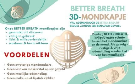 10 X 3D-MASKERHOUDER VOOR BETER ADEM