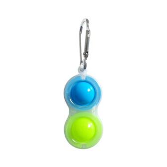 Glow In The Dark Sleutelhanger Blauw en Groen