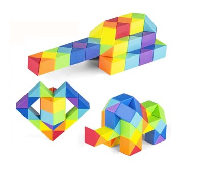 Magic Snake Cube Rainbow