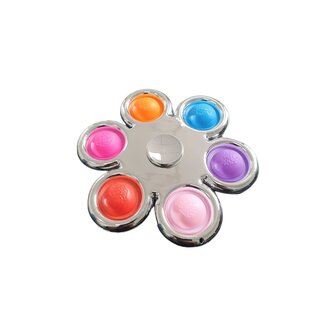 Spinner 6 Metalic Silver