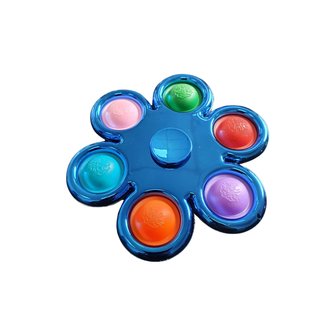 Spinner 6 Metalic Blauw