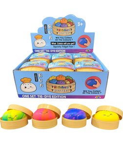 12 stuks Squishy Dumpling Tie Dye 