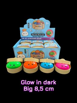 12 stuks Squishy Dumpling Glow in Dark