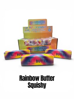 12 stuks Squishy Boter Rainbow