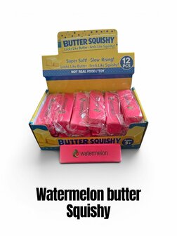 12 stuks Squishy Boter Watermelon