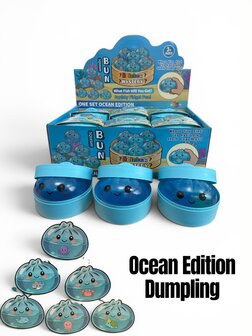 12 stuks Squishy Dumpling Ocean Edition