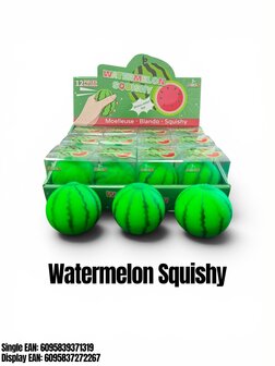 12 stuks Squishy Watermelon TB Fun