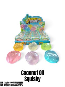 12 stuks coconut oil squishy TB Fun