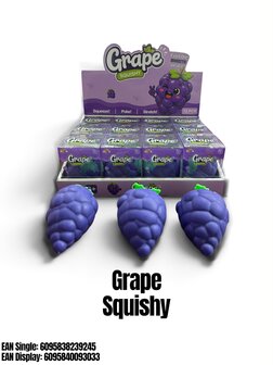 12 stuks squishy Grape TB Fun