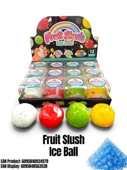 12 stuks squishy Fruit Slush Ice Ball TB Fun