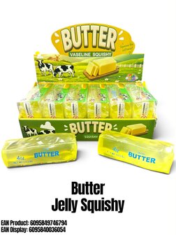 12 stuks Squishy 'vaseline' Butter TB FUN