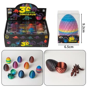 12 stuks 3D Printed Dinosaur Egg