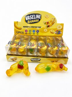  12 stuks Squishy 'vaseline' Banana TB FUN