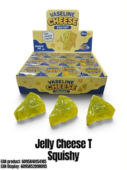 12 stuks Squishy Cheese T 'Vaseline'