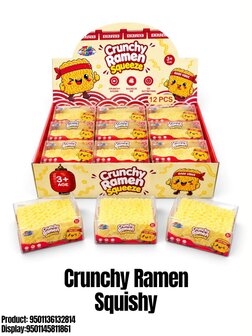 12 stuks Crunchy Ramen Squishy TB Fun