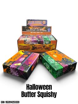 12 stuks Squishy Boter Halloween