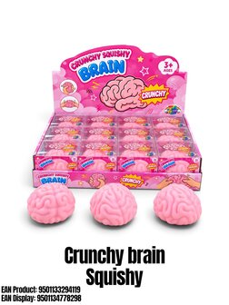 12 stuks Crunchy Brain Squishy TB Fun