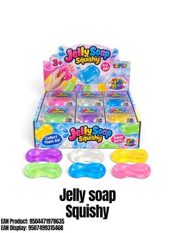 12 stuks Jelly Soap Squishy TB FUN