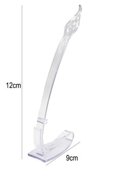 Watch Display Holder - with Drop 12cm High - Transparent