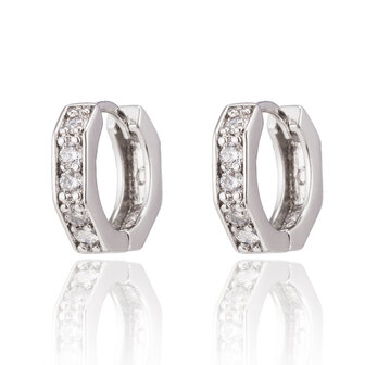 XUPING Stainless Steel Earrings With Zirconia