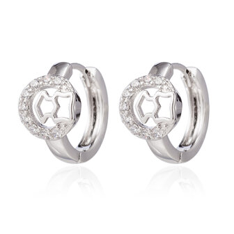 XUPING Stainless Steel Earrings With Zirconia