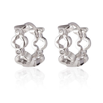 XUPING Stainless Steel Earrings With Zirconia