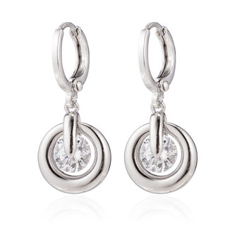 XUPING Stainless Steel Earrings With Zirconia