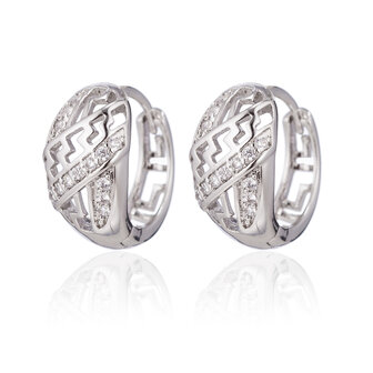 XUPING Stainless Steel Earrings With Zirconia