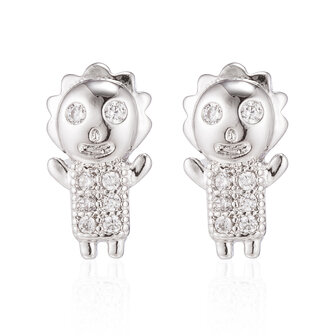 XUPING Stainless Steel Earrings With Zirconia