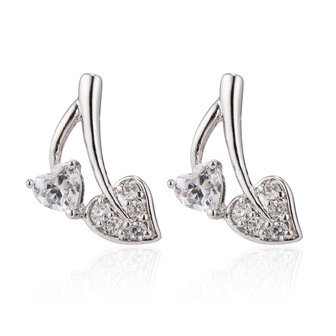 XUPING Stainless Steel Earrings With Zirconia