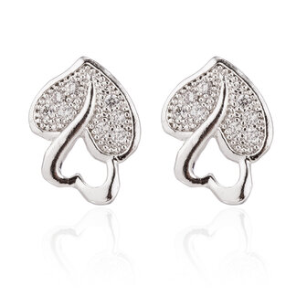 XUPING Stainless Steel Earrings With Zirconia